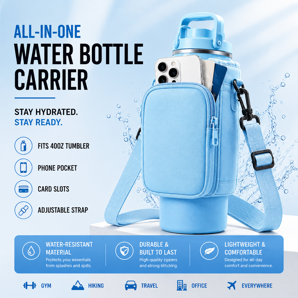 Water Bottle Carrier Bag