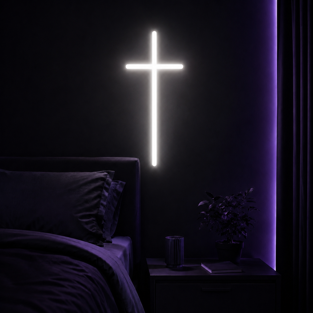 LED Cross Atmosphere Light