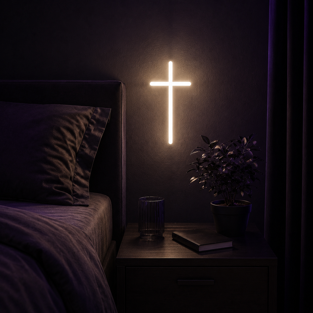 LED Cross Atmosphere Light