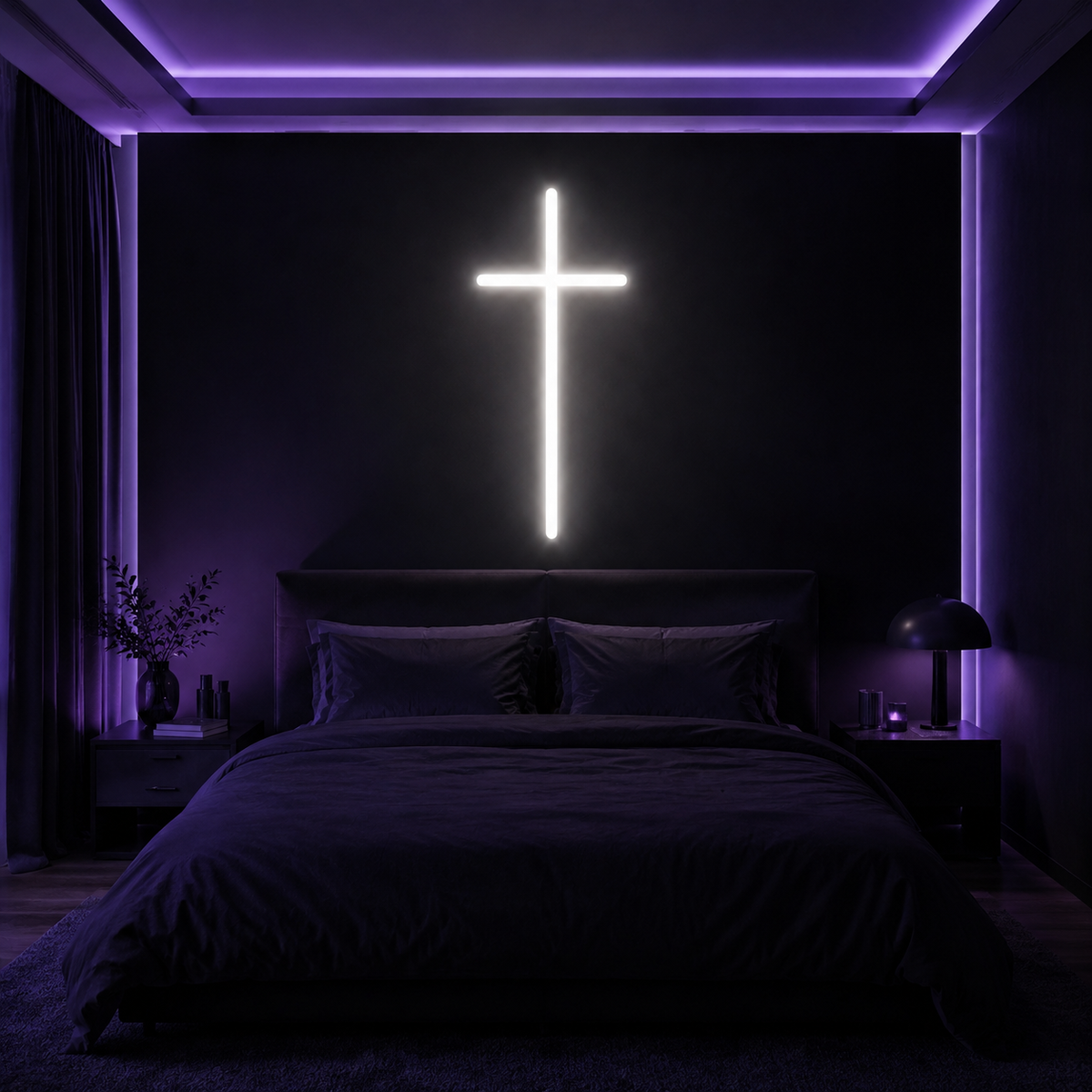LED Cross Atmosphere Light