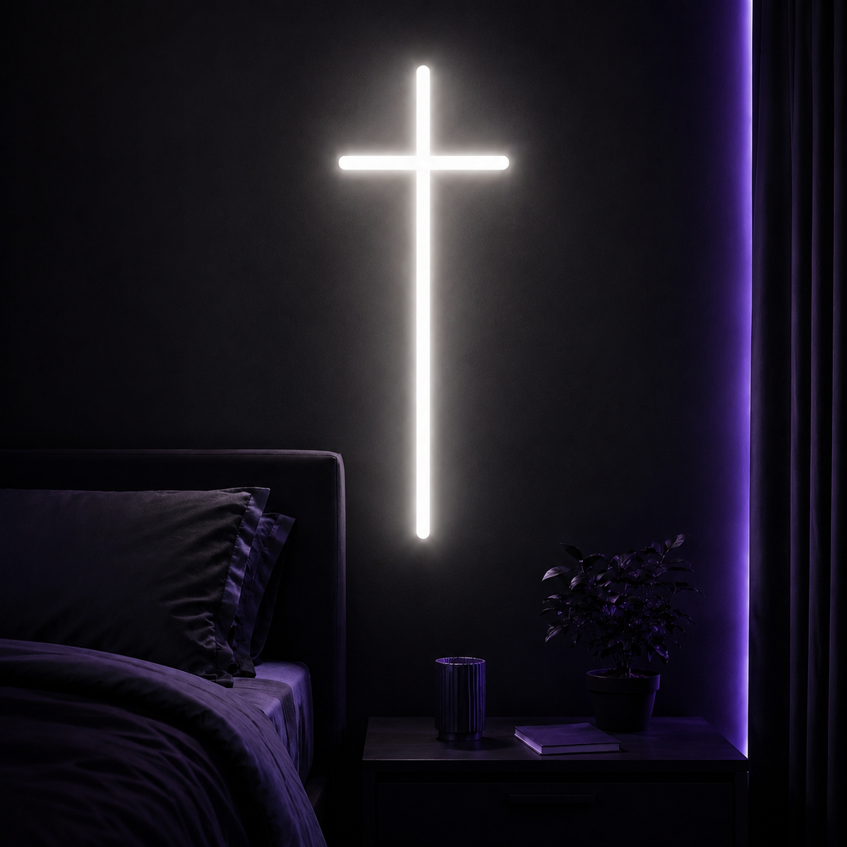 LED Cross Atmosphere Light